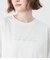 be kind always 箔プリント7分袖Tシャツ