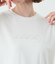 be kind always 箔プリント7分袖Tシャツ