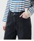 【ストレッチ】EDWIN 11オンス ワイドブラックデニムパンツ