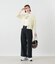【ストレッチ】EDWIN 11オンス ワイドブラックデニムパンツ