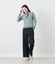 コットンポリエステルギャバ チノパンツ