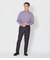 ピケ チェック 長袖ショートボタンダウンシャツ