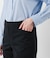 テーパードパンツ レディース ストレッチギャバ