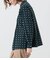 ダイヤ小紋プリント タックブラウス
