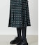 ダイヤ小紋プリント タックスカート