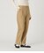 ワンタックチノパンツ レディース コットンレーヨンツイル
