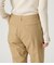 ワンタックチノパンツ レディース コットンレーヨンツイル