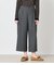 シャークストレッチ ワイドクロップトパンツ