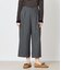 シャークストレッチ ワイドクロップトパンツ