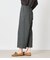 シャークストレッチ ワイドクロップトパンツ