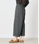 シャークストレッチ ワイドクロップトパンツ