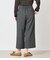 シャークストレッチ ワイドクロップトパンツ