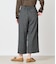 シャークストレッチ ワイドクロップトパンツ