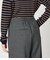 シャークストレッチ ワイドクロップトパンツ