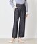 TRシャンブレーツイル タックワイドパンツ