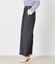 TRシャンブレーツイル タックワイドパンツ