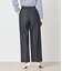 TRシャンブレーツイル タックワイドパンツ
