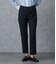 裏起毛ブラックウォッチ あったかテーパードパンツ