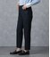 裏起毛ブラックウォッチ あったかテーパードパンツ
