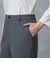 裏起毛ツイル あったかワイドパンツ
