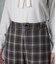 裏起毛チェック あったかワイドパンツ