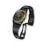 【Brew Watch Co.】Metric - Black & Gold Carbon 36mm×41.5mm MTRC-CARBN メカクォーツ