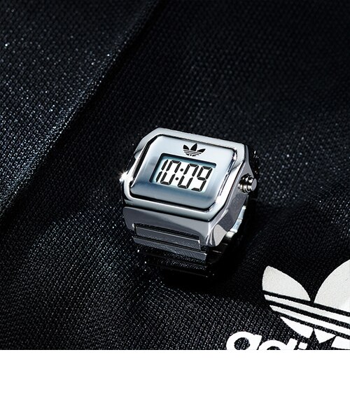 アディダス オリジナルス デジタル ツーリング/AOST26037 シルバー adidas アディダス DIGITAL TWO RING デジタルツーリング AOST26037