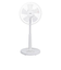 山善/YAMAZEN/押しボタン式扇風機【ACモーター/5枚羽根/ホワイト】/  NMT-K301-W