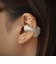 Sony イヤホン LinkBuds Clip イヤカフ型完全ワイヤレスイヤホン 常時使用しても疲れにくい装着性と安定性 骨伝導マイク・AI技術の高品質通話性能 クレージュ WF-LC900-CZ