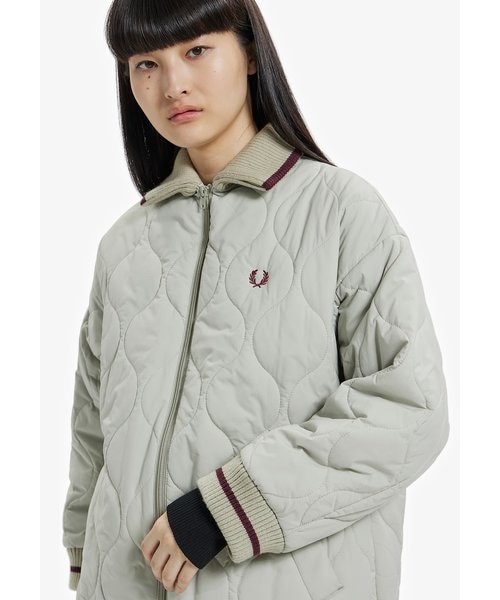 Padded Knit Collar Jacket - F6357｜フレッドペリーの通販｜&mall