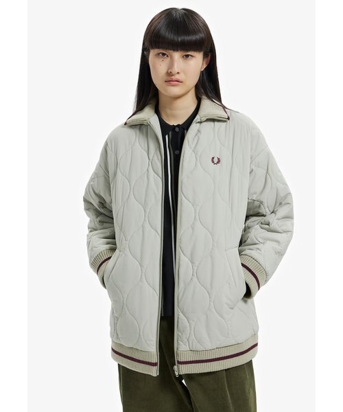 Padded Knit Collar Jacket - F6357｜フレッドペリーの通販｜&mall