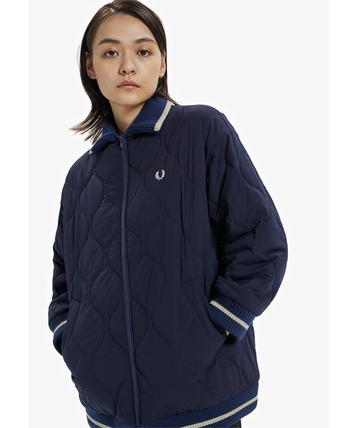 Padded Knit Collar Jacket - F6357｜フレッドペリーの通販｜&mall