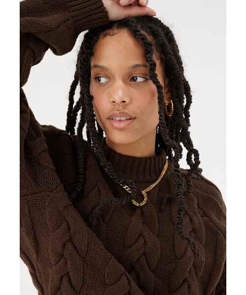 アウトレットFred Perryフレッドペリー新品ニット Cable Knit Jumper - K4118｜フレッドペリーの通販｜&mall