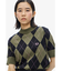 Short Sleeve Argyle Jumper - K5102