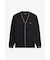 Tipped Pique Texture Cardigan - M2654
