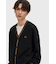 Tipped Pique Texture Cardigan - M2654