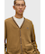 Tipped Pique Texture Cardigan - M2654