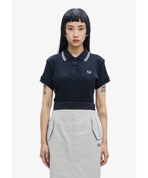 Ribbed Polo Shirt - G5138｜フレッドペリーの通販｜&mall（アンドモール）三井ショッピングパーク公式通販