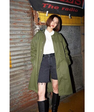 Fur Lined Fishtail Parka - J6525｜フレッドペリーの通販｜&mall 