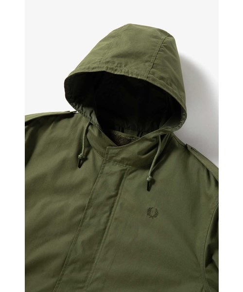 Fur Lined Fishtail Parka - J6525｜フレッドペリーの通販｜&mall