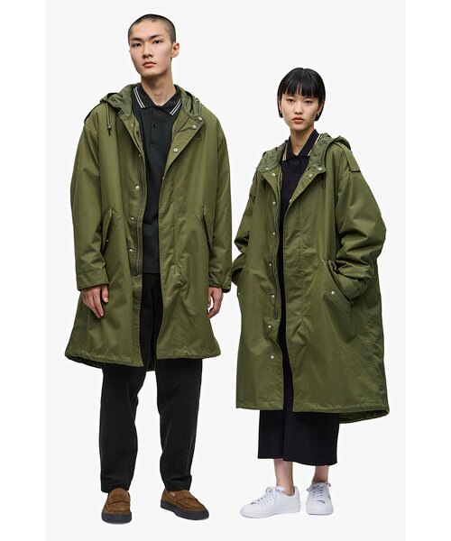 Fur Lined Fishtail Parka - J6525｜フレッドペリーの通販｜&mall