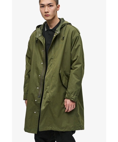 Fur Lined Fishtail Parka - J6525｜フレッドペリーの通販｜&mall