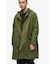 Fur Lined Fishtail Parka - J6525