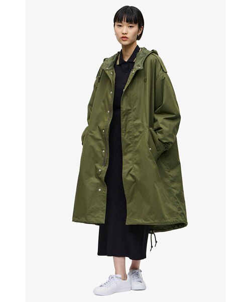 Fur Lined Fishtail Parka - J6525｜フレッドペリーの通販｜&mall