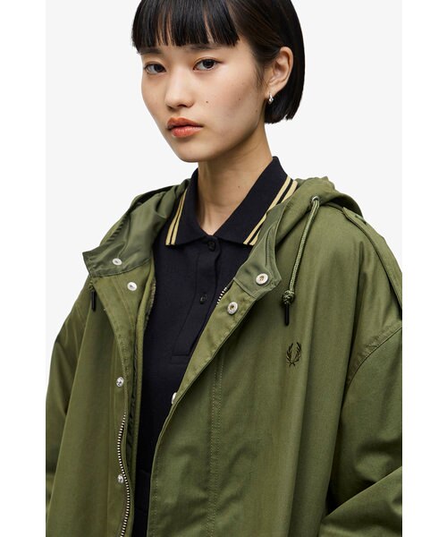 Fur Lined Fishtail Parka - J6525｜フレッドペリーの通販｜&mall