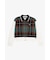 Tartan Jacquard Cardigan - F7249