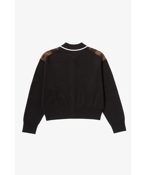 Tartan Jacquard Cardigan - F7249｜フレッドペリーの通販｜&mall