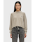 Cropped Textured Jumper - K1115