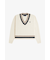 Bold Tipped Cable Knit Jumper - K1102