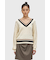 Bold Tipped Cable Knit Jumper - K1102